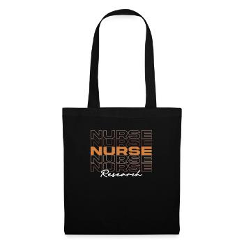 Black Research Nurse Melanin African Medical - Tote Bag - black - Front