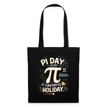Pi Day Ist Mein Lieblingstag – Pi Day Fans und - Stoffbeutel - Schwarz - Vorne