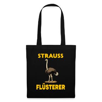 Strauss Whisperer - Discover the World of Ostriches - Tote Bag - black - Front