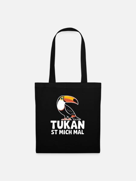 Tukan St Mich Mal, Tukan, Exotischer Vogel, - Stoffbeutel - Schwarz