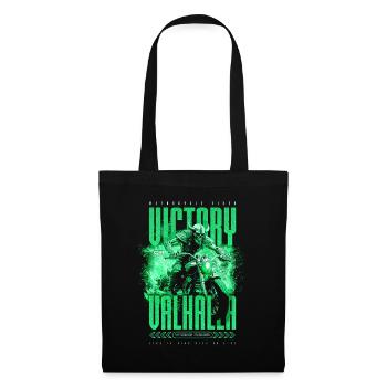 Motorcycle Norse Viking Victory Or Valhalla - Tote Bag - black - Front