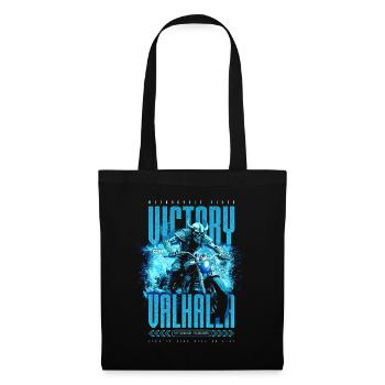 Motorcycle Norse Viking Victory Or Valhalla - Tote Bag - black - Front