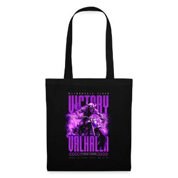 Motorcycle Norse Viking Victory Or Valhalla - Tote Bag - black - Front