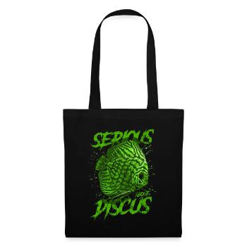 Sérieux au sujet du discus aquariophile gardien de discus - Sac en tissu - noir - Devant