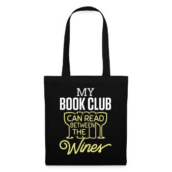 Book My Book Club Can Read The Wines - Tote Bag - black - Front