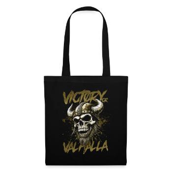 Norse Viking Victory Or Valhalla - Tote Bag - black - Front