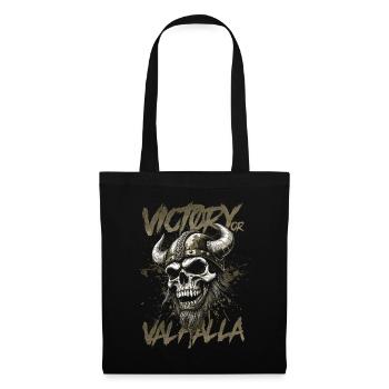 Norse Viking Victory Or Valhalla - Tote Bag - black - Front