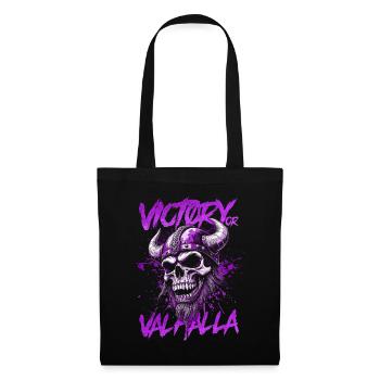 Norse Viking Victory Or Valhalla - Tote Bag - black - Front