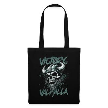 Norse Viking Victory Or Valhalla - Tote Bag - black - Front