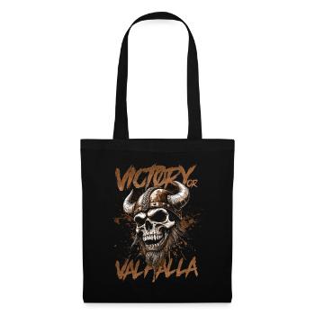 Norse Viking Victory Or Valhalla - Tote Bag - black - Front