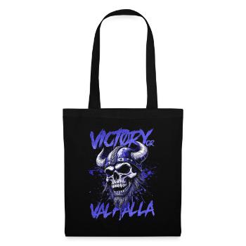 Norse Viking Victory Or Valhalla - Tote Bag - black - Front
