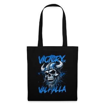 Norse Viking Victory Or Valhalla - Tote Bag - black - Front