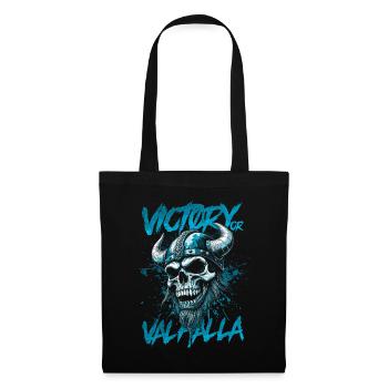 Norse Viking Victory Or Valhalla - Tote Bag - black - Front