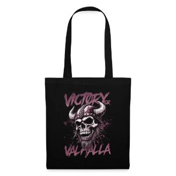 Norse Viking Victory Or Valhalla - Tote Bag - black - Front