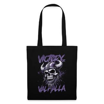 Norse Viking Victory Or Valhalla - Tote Bag - black - Front