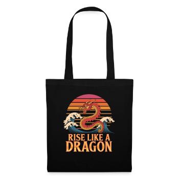 Levez-vous comme un dragon Sunset waves - Sac en tissu - noir - Devant