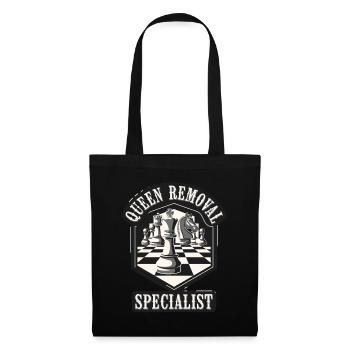 Chess Player Queen Removal Specialist Strategy - Tote Bag - black - Front