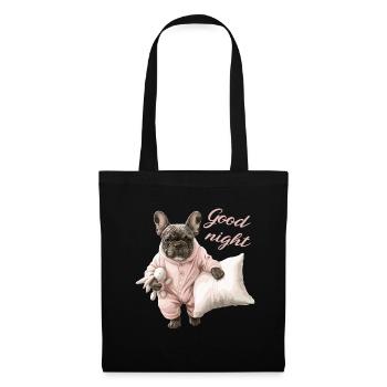 French Bulldog Good Night Sweet Dream - Tote Bag - black - Front