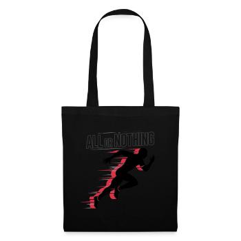 All Or Nothing Runner Silhouette Energy - Tote Bag - black - Front