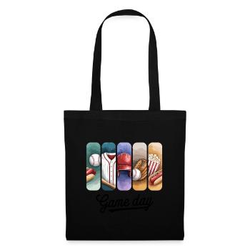 Game Day Baseball Fan Fun for Sports Enthusiasts - Tote Bag - black - Front