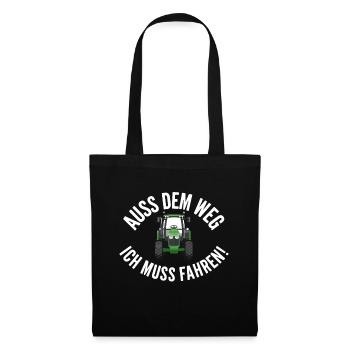 Out of the Way I Need to Drive Tractor Design for - Tote Bag - black - Front
