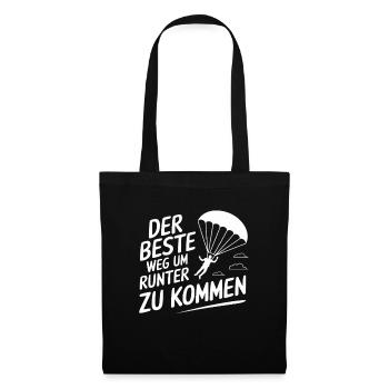 Der Beste Weg Um Runter Zu Kommen - Stoffbeutel - Schwarz - Vorne