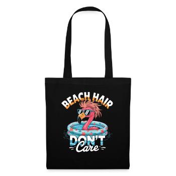 Beach Hair Don't Care Flamingo Summer - Tote Bag - black - Front