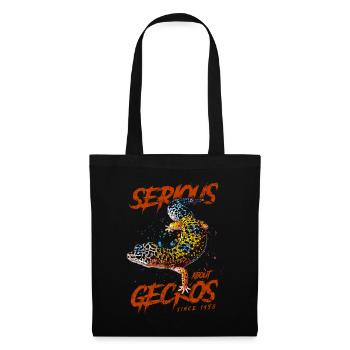 Passionné de geckos léopards depuis 1958 - Sac en tissu - noir - Devant