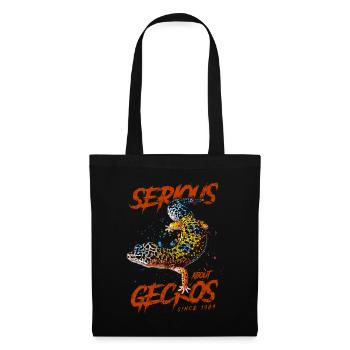 Passionné de geckos léopards depuis 1984 - Sac en tissu - noir - Devant