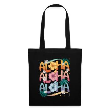Aloha Tropical Flowers Color Splendor - Tote Bag - black - Front