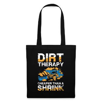 Dirt Therapy Adventure Offroad Experience - Tote Bag - black - Front
