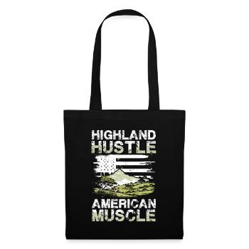 Highland Hustle American Muscle Mountains Adventure - Tote Bag - black - Front