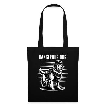 Golden Retriever Dog Lover Design pour Boston - Sac en tissu - noir - Devant