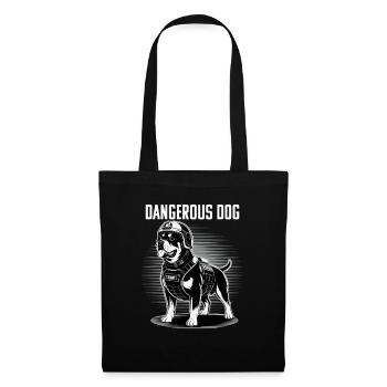 Chiens Rottweiler Amoureux des chiens Rottweiler - Sac en tissu - noir - Devant