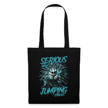 Sérieux au sujet des araignées sauteuses Propriétaire d’une araignée de compagnie - Sac en tissu - noir - Devant