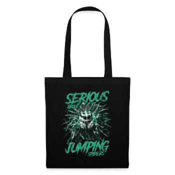 Sérieux au sujet des araignées sauteuses Propriétaire d’une araignée de compagnie - Sac en tissu - noir - Devant