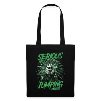 Sérieux au sujet des araignées sauteuses Propriétaire d’une araignée de compagnie - Sac en tissu - noir - Devant