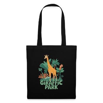 Giraffic Park Safari Adventure - Tote Bag - black - Front