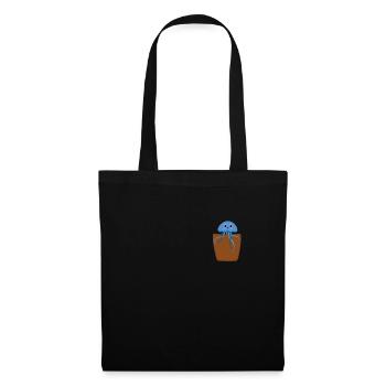 Jellyfish in the breast pocket Jellyfish - Tote Bag - black - Front