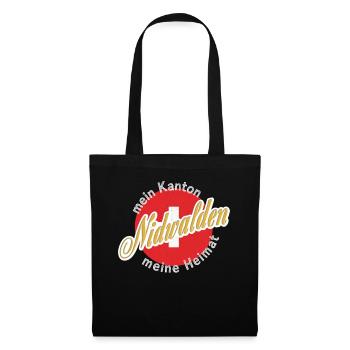 Mon cadeau pour la maison à Nidwald - Sac en tissu - noir - Devant
