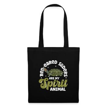 My Spirit Animal - Red-eared Turtle - Tote Bag - black - Front