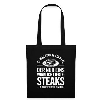 Il était une fois un gars qui ne savait vraiment qu’une chose - Sac en tissu - noir - Devant