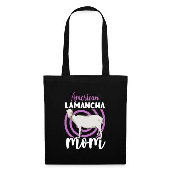Mom of a LaMancha goat - Tote Bag - black - Front