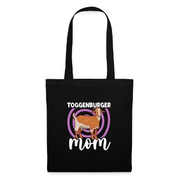 Mother of a Toggenburg goat - Tote Bag - black - Front