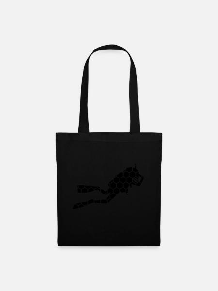 Plongeurs Plongeurs Plongeurs Hommes Femmes - Sac en tissu - noir