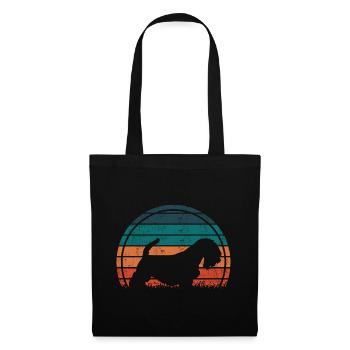Sealyham Terrier Dog Vintage Retro - Tote Bag - black - Front