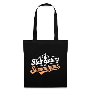 Half Century Shenanigans Party Hat Birthday - Tote Bag - black - Front