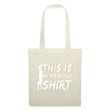 Extreme Sports Parkour C’est ma chemise de parkour - Sac en tissu - nature - Devant