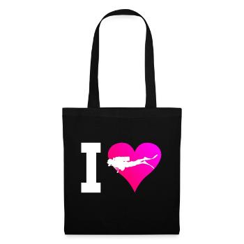 Plongée Hommes Plongée Libre Plongée Plongée Plongée Sous-Marine Plongeur - Sac en tissu - noir - Devant