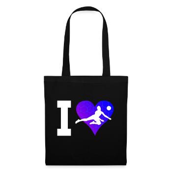 Volleyball Volleyball Masculin Femmes - Sac en tissu - noir - Devant